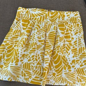 Loft skirt yellow size 10